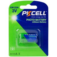 Main product image for PKCELL CR123A Lithium Battery 142-210